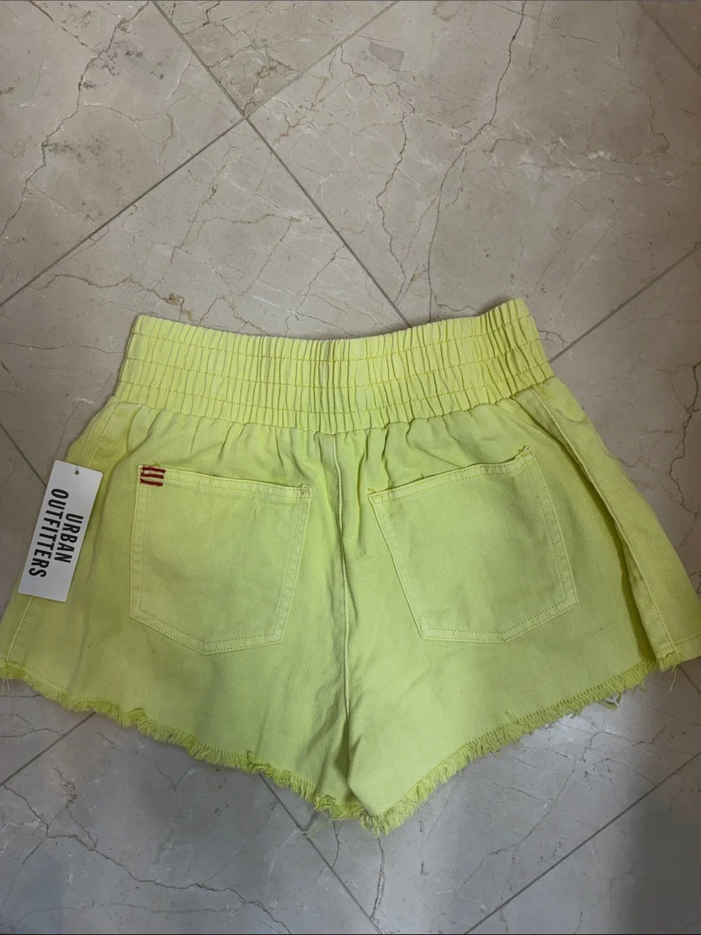 Urban Outfitters BDG Yellow Pull On Boxer Short